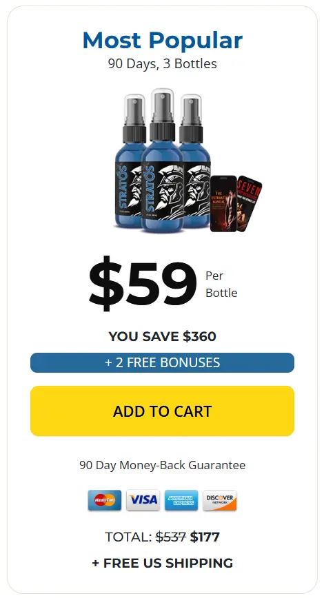 Stratos Alpha - 3 Bottle Pricing